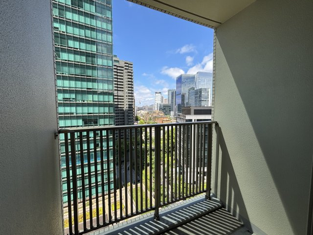 麻布市兵衛町ホームズのバルコニー
