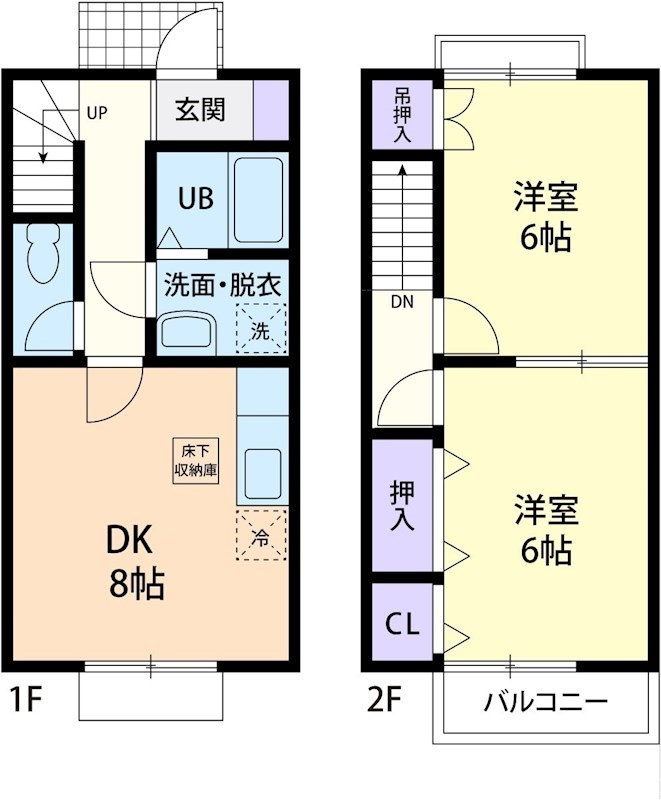 フォレストヒル Bの間取り|間取り