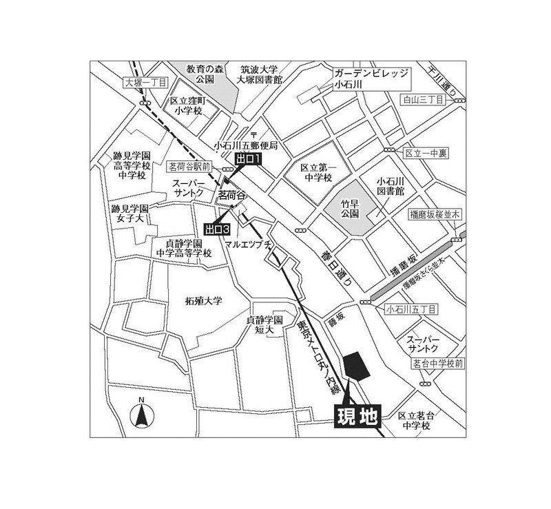 ヒューリックレジデンス茗荷谷の地図