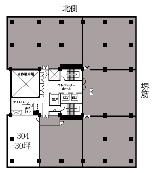 大阪堺筋ビルの間取り
