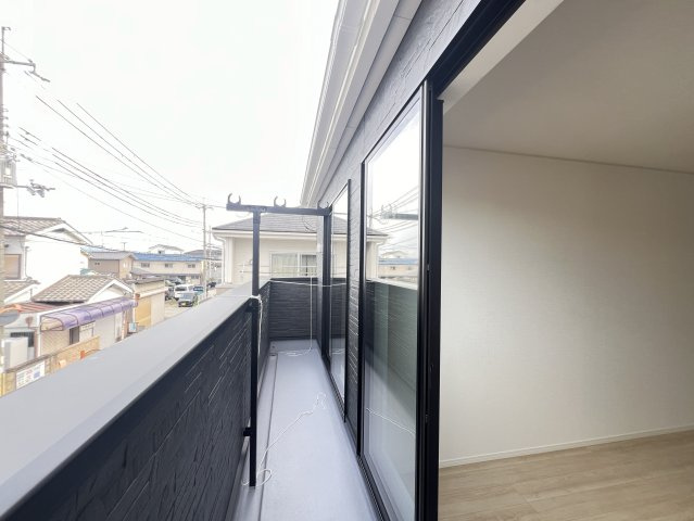 大和高田市築山第５のバルコニー