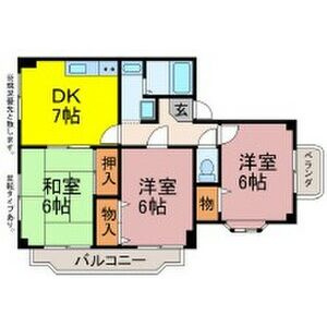 ソシア錦の間取り