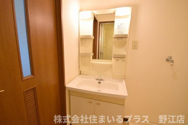 ルミエール鴫野の洗面所