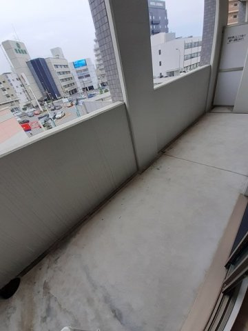 グランツ倉敷のバルコニー