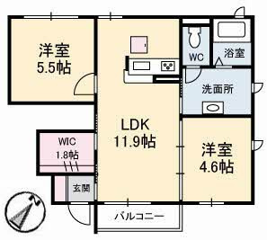 【間取り】 | ソニック　Ａ棟