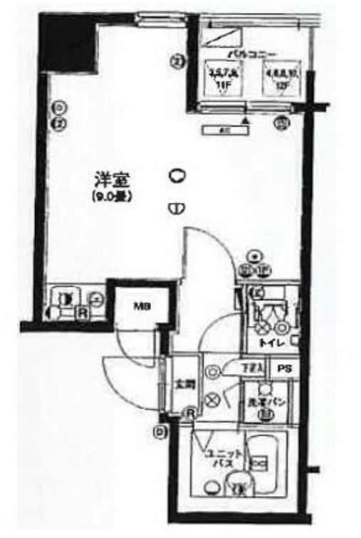 エスコート神田岩本町の間取り