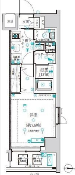 アルテシモレフィナの間取り