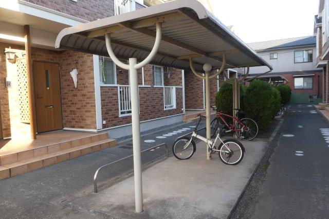 倉敷市茶屋町のアパートのその他共用部分|駐輪場