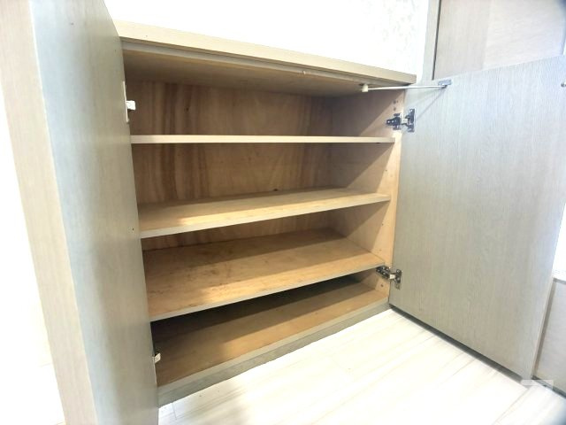 ゆとりす小川　3号棟の収納|※地震前の写真です