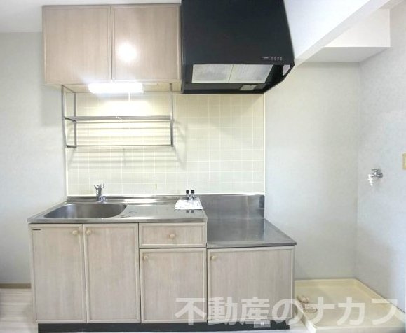 ゆとりす小川　3号棟のキッチン|※地震前の写真です