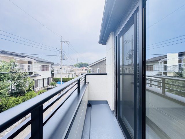 柏市増尾８丁目新築戸建（増尾２期）のバルコニー|5.2帖洋室前バルコニー