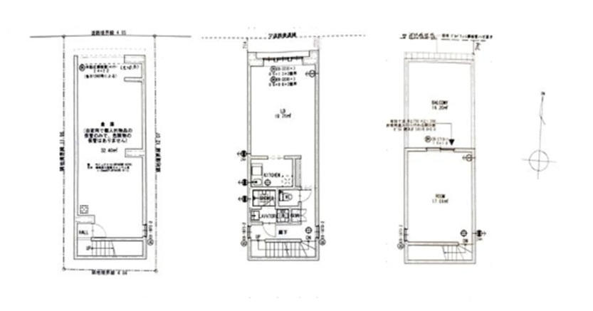 大庄西町　中古戸建の間取り