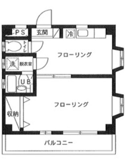【間取り】 | コーポラス・リュー | 間取りです。