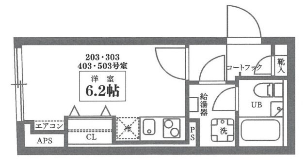 COCOCUBE井草の間取り