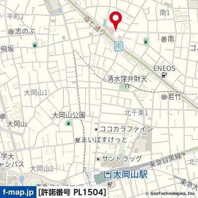 【地図】 | スカイコート都立大学