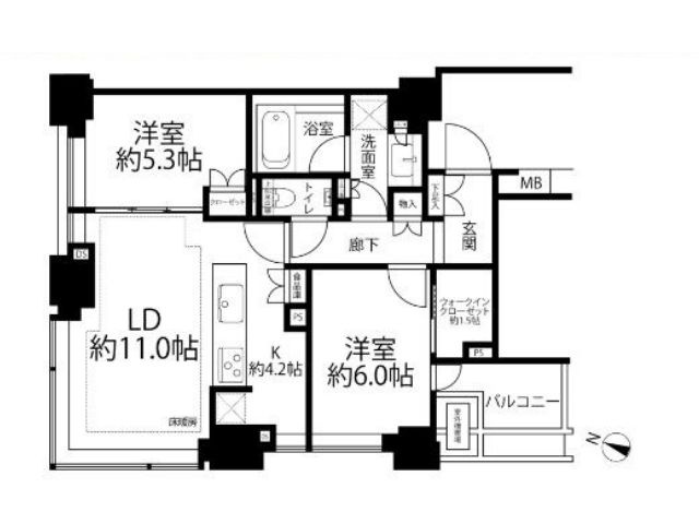 シティタワー九段下の間取り