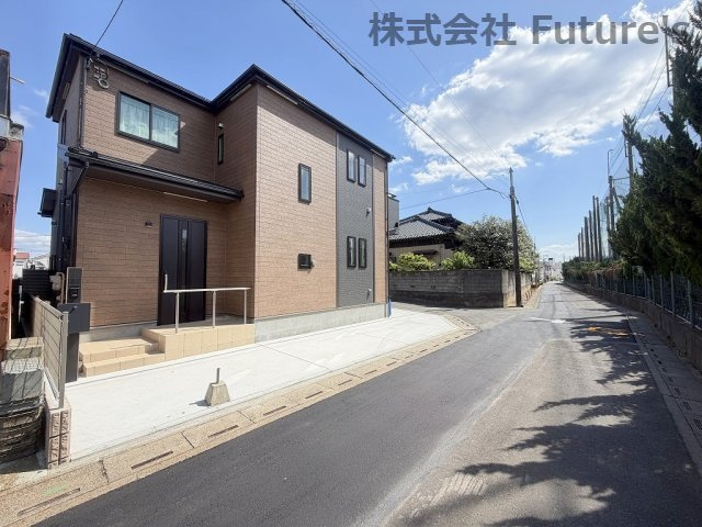 八潮市南川崎　新築戸建の前面道路含む現地写真|前面道路含む現地写真です。