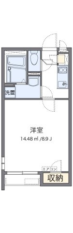 【間取り】 | クレイノグロッケンバルト | 代表的な間取のため実際の間取とは異なる場合があります