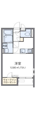 【間取り】 | クレイノ畑山Ⅱ | 代表的な間取のため実際の間取とは異なる場合があります