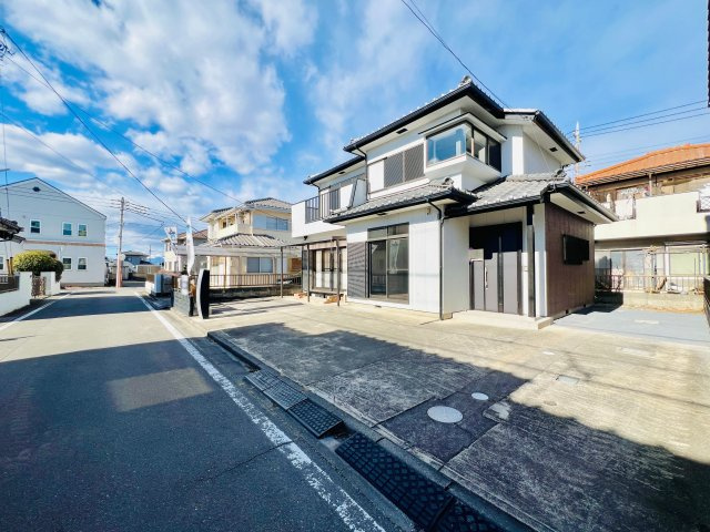 高崎市井野町の前面道路含む現地写真|車の通りも少なく駐車も楽々♪