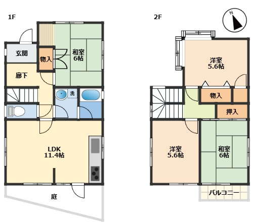 【間取り】 | T様内原戸建