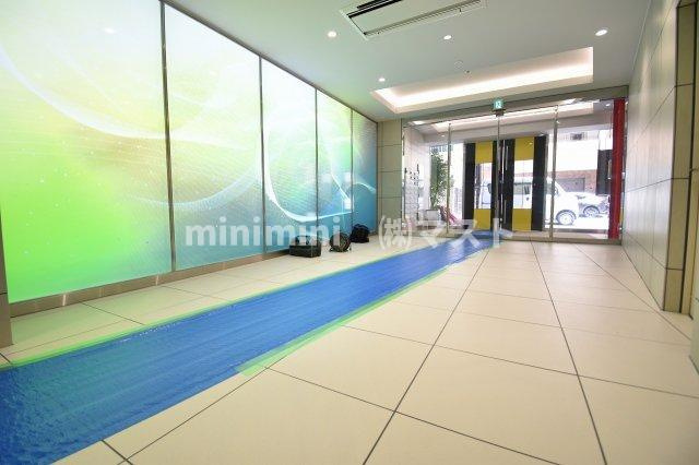 大阪市北区天満４丁目の賃貸マンションのロビー