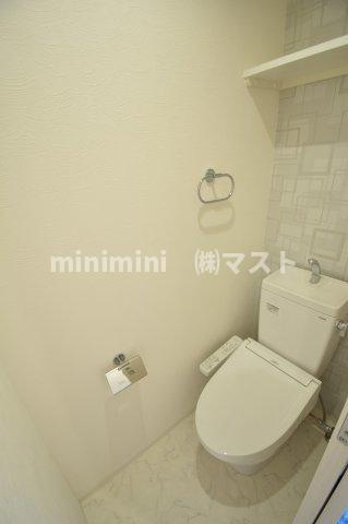 大阪市北区天満４丁目の賃貸マンションのトイレ