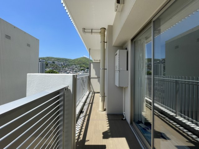 ライオンズタワー新大工町のバルコニー|バルコニーを撮影したものです。