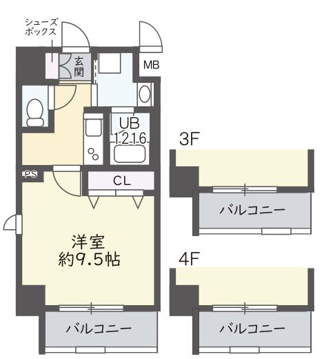HK Residenceの間取り