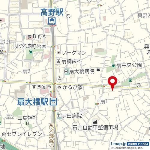 ＨＩＤＡＭＡＲＩ　ＯＨＧＩの地図