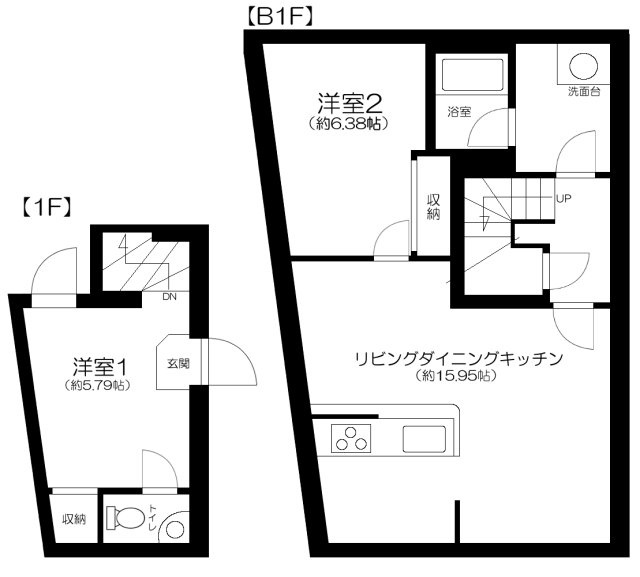 Apartment小石川後楽園の間取り