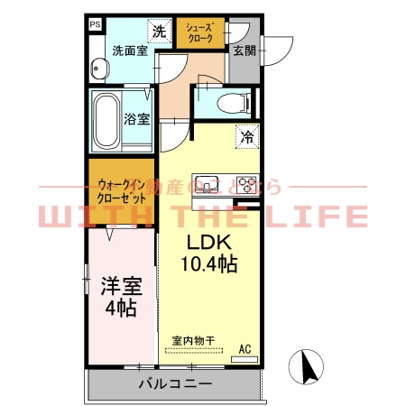 Aria（アリア）【キャッシュバック対象物件】の間取り