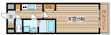 サムティナンバ南の間取り