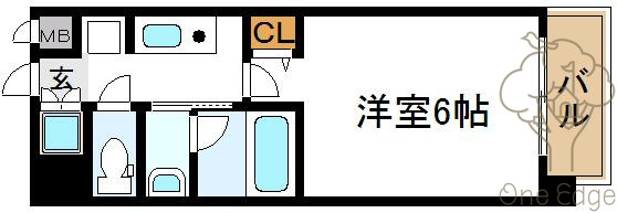 ナオシス長柄東の間取り