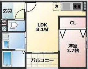 【間取り】 | ALEGRIA泉佐野鶴原North