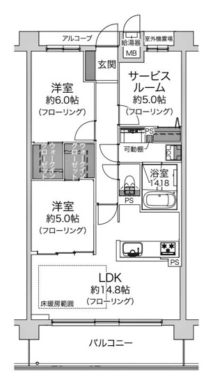 【間取り】 | エスリード醍醐