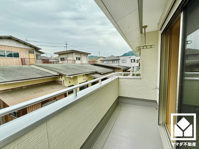大津市石山寺４丁目　２期１号地のバルコニー