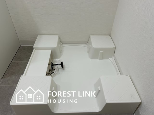 阪神住建グランソフィア平野の洗面所|洗濯機防水バン