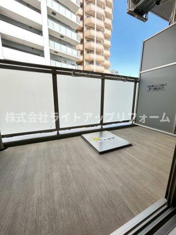 エスリード神戸兵庫駅ミッドポートのバルコニー