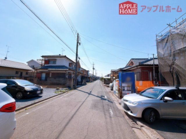 [新築住宅] 深谷市岡里 全1棟の前面道路含む現地写真