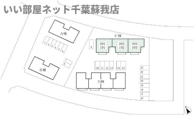 フォレストタウンＣ の区画図