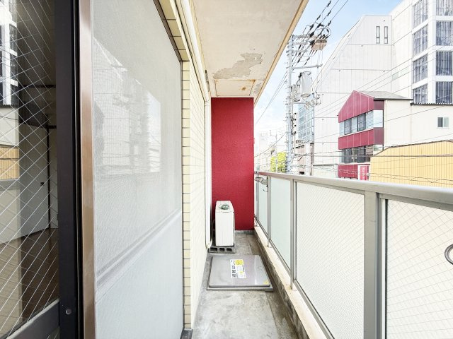 コーポハリマヤのバルコニー