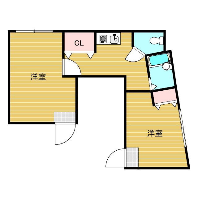 リヴィエール淀の間取り