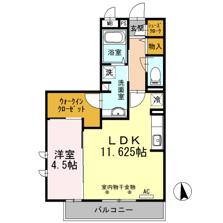 ロータス府中の間取り