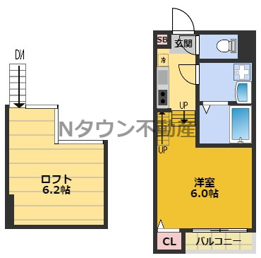 【間取り】 | ハーモニーテラス名楽町 | 間取りです