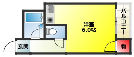 【間取り】 | サンロイヤル柴島パートⅠ