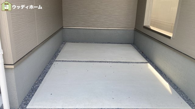 越谷市北越谷　新築一戸建ての駐車場
