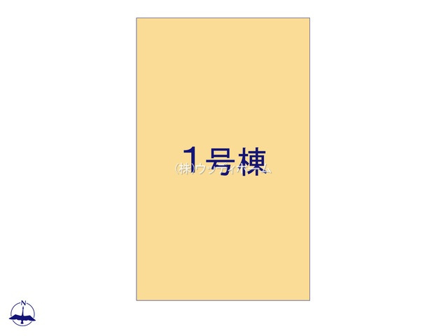 越谷市袋山　新築一戸建ての区画図