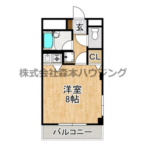 【間取り】 | 　シャンブルⅡ