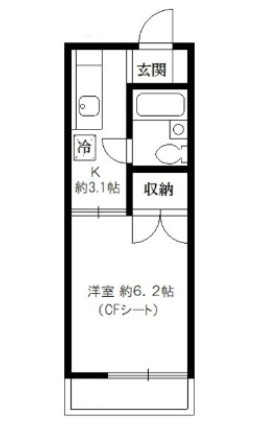 アーバンハイム花の間取り|間取りです。